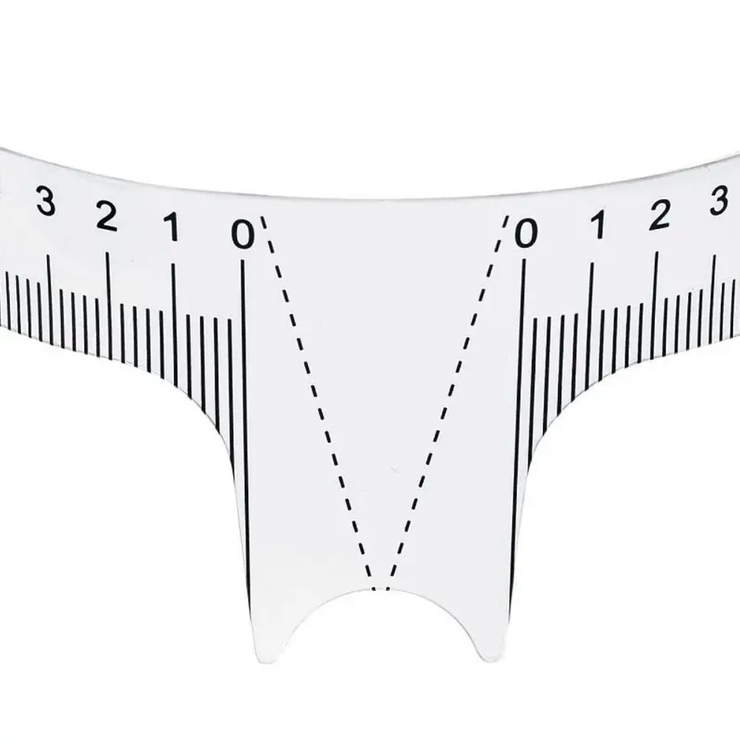 Augenbrauenform-Designlineal