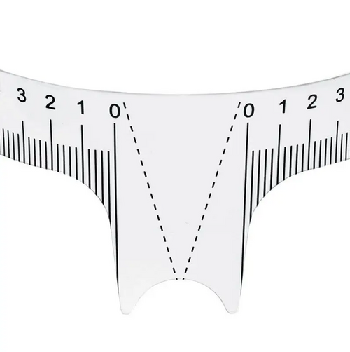 Augenbrauenform-Designlineal