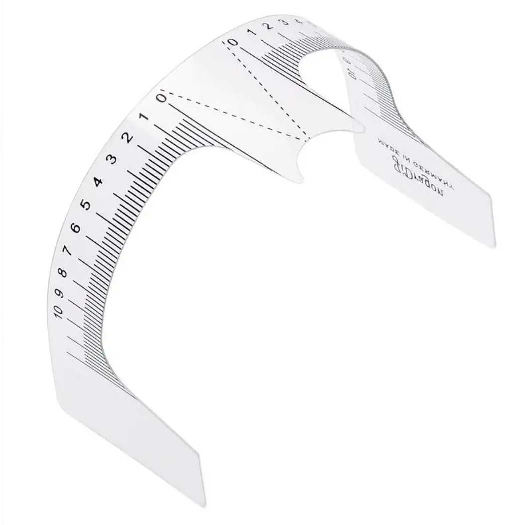 Augenbrauenform-Designlineal