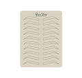 Trainingsmatte Face Deep mit Augenbrauen-Skizze, grau, 15 × 20 cm