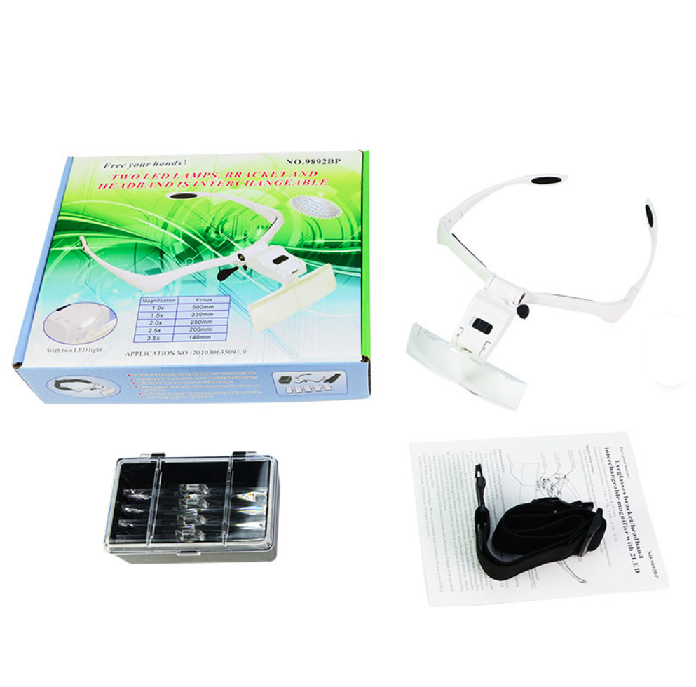 Binokularbrille 9892BP mit LED-Beleuchtung