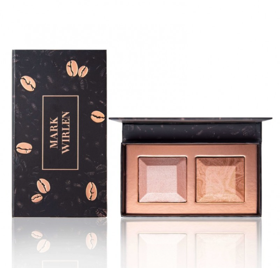 3-in-1-Palette Highlighter, Bronzer und Lidschatten Mark Wirlen, 5 g, aus der Love Coffee Time Serie