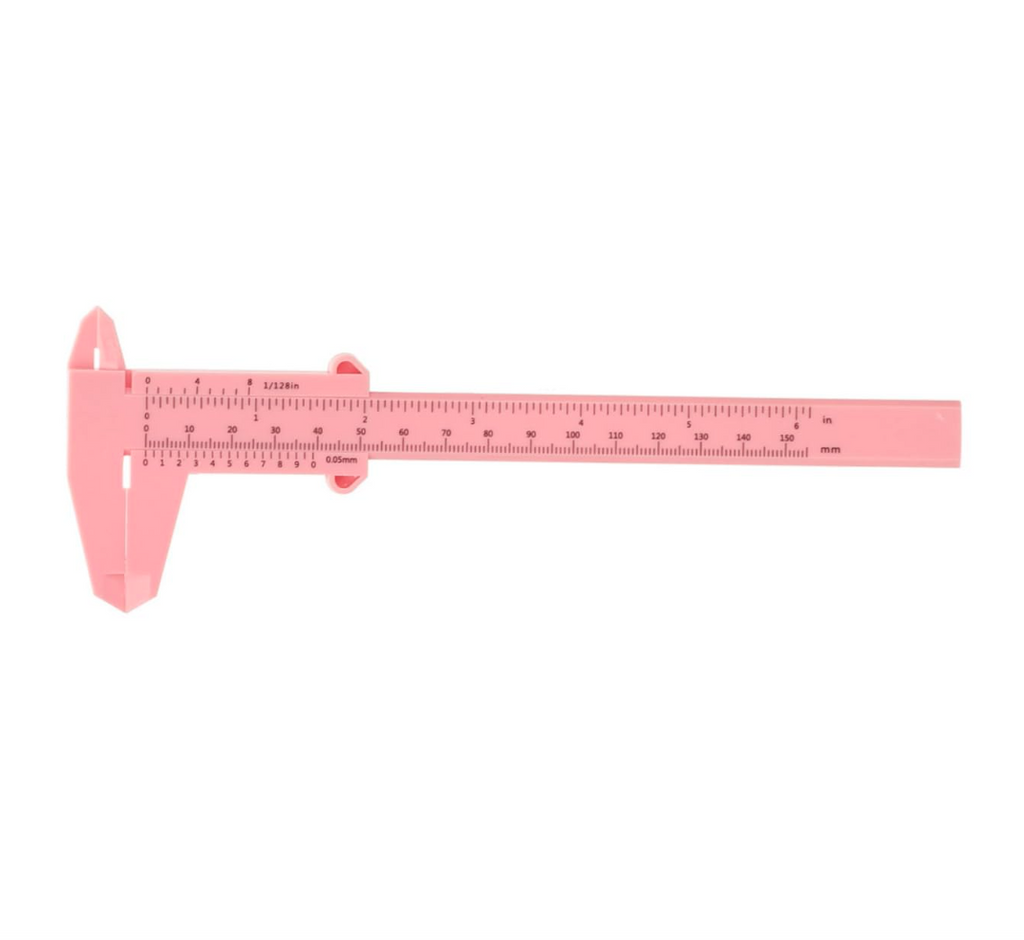 Augenbrauen-Messschieber (Rosa)