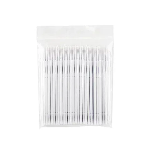 Microbrush-Stäbchen im Beutel, weiß, 100 Stk.