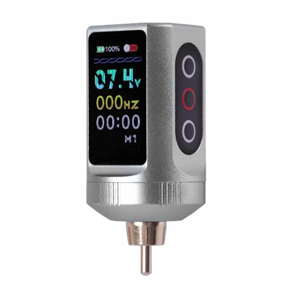 Kabelloses Netzteil für eine Tattoo-Maschine, Akku 2000 mAh, RCA