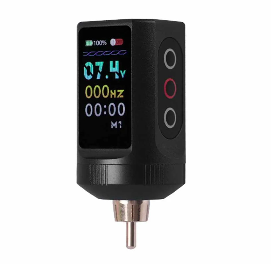 Kabelloses Netzteil für eine Tattoo-Maschine, Akku 2000 mAh, RCA