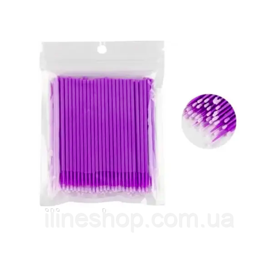 Mikrobrushes im Beutel, violett, 100 Stück