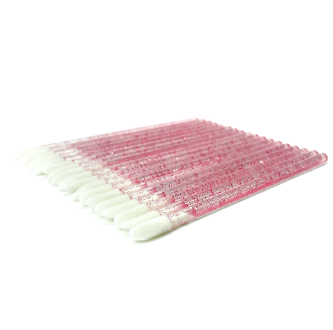 Glitzer-Makrobrushes im Beutel (50 Stk./Packung), puderfarben