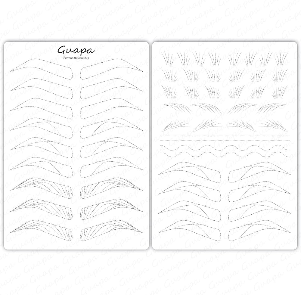 Übungsmatte (künstliche Haut) für Permanent Make-up