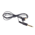 RCA-Clipcord-Kabel für Tätowiermaschinen, schwarz, 1,8 m